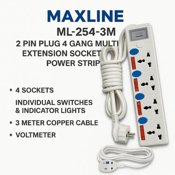 Maxline ML-254-3M Multi Plug